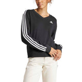 Essentials 3-Stripes V-Neck Sweatshirt
