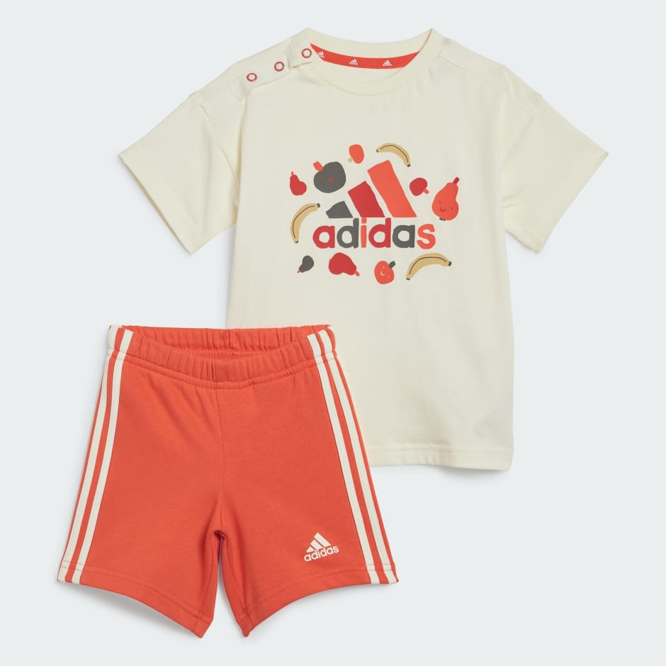 Essentials Allover Print Tee Set Kids