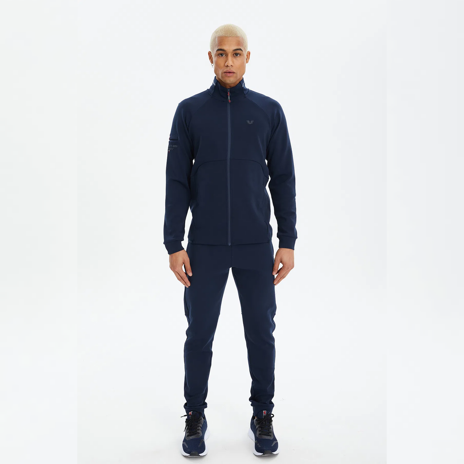 Bilcee Men's Stand-Up Collar Tracksuit LS-0720