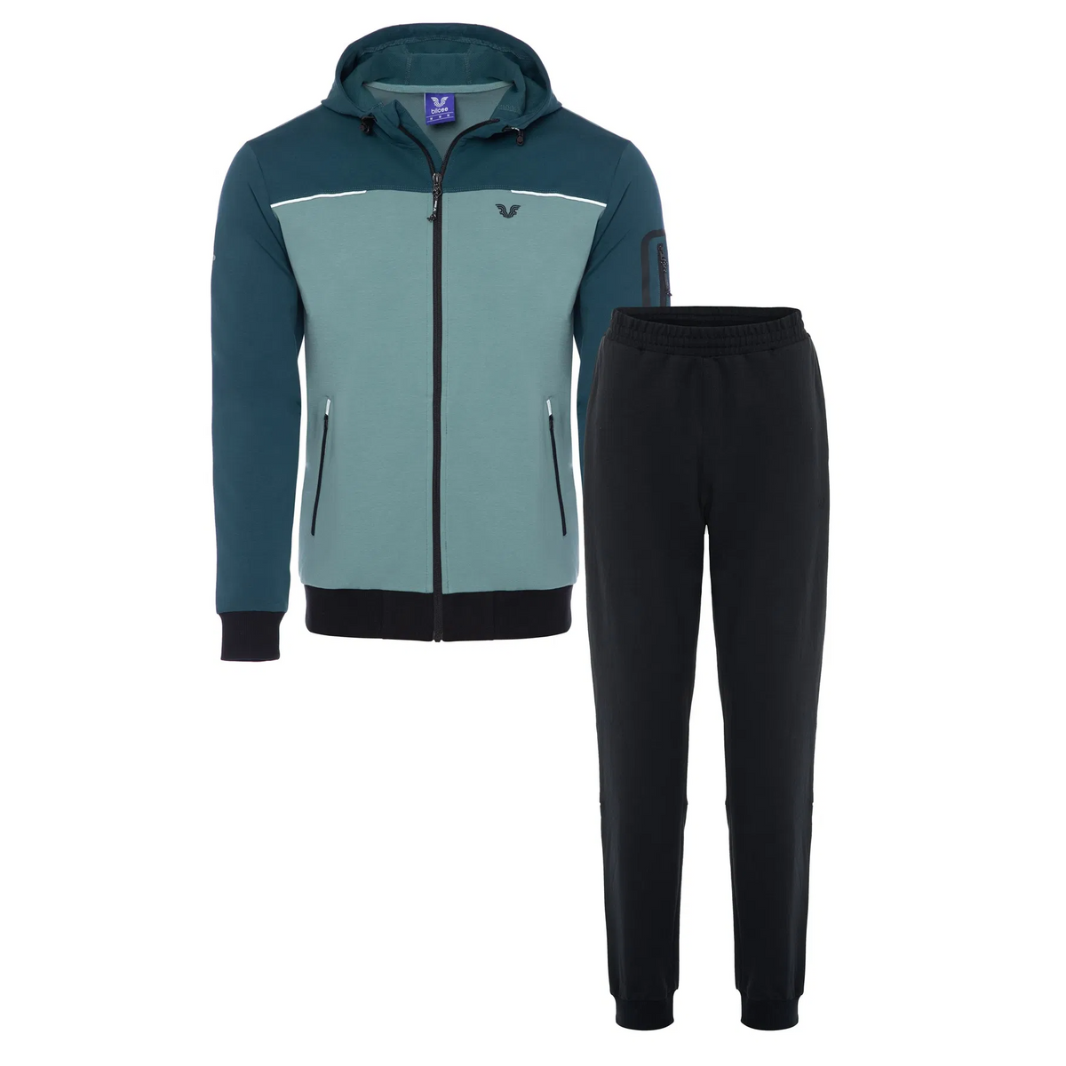 Bilcee Men'S Hooded Tracksuit Set Ls-0785 – Alriqa Sport