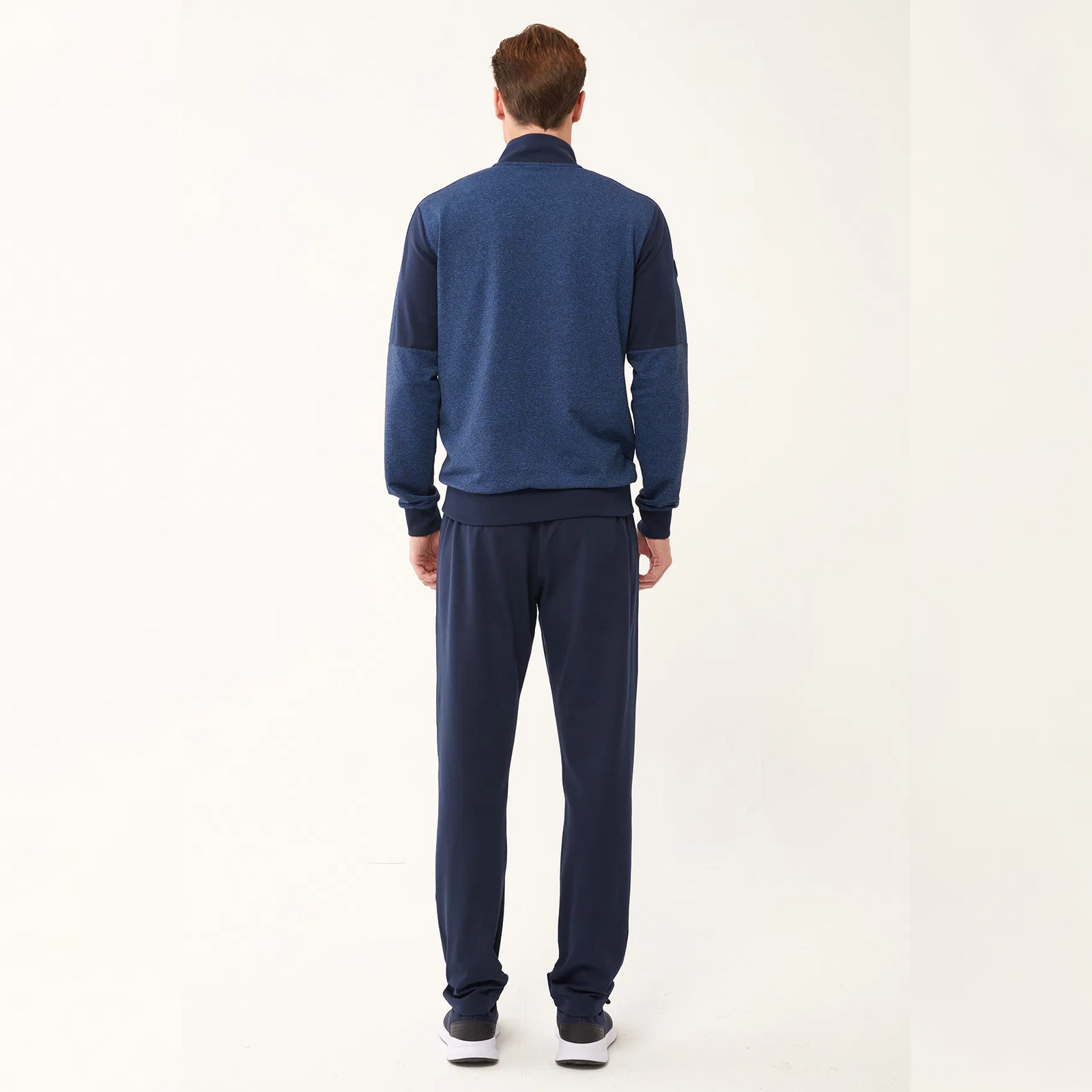 Bilcee Men's Knitted Tracksuit with Woven Detail 1674