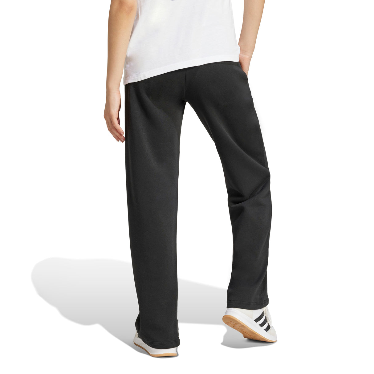 Essentials Small Logo Feel Cozy Open-Hem Pants