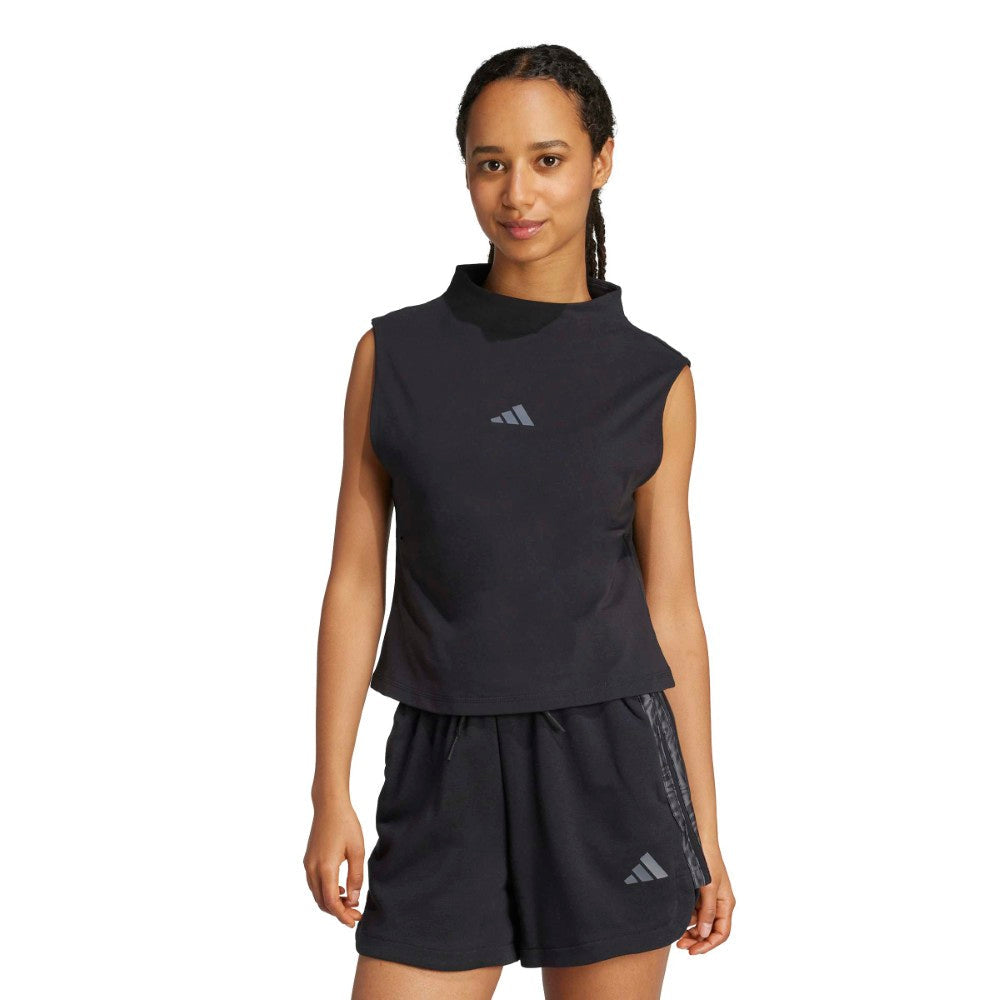 Essentials Slim High-Neck Tank Top