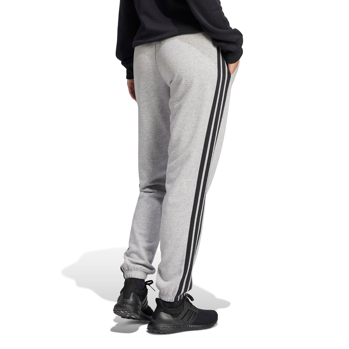Essentials 3-Stripes French Terry Cuffed Joggers