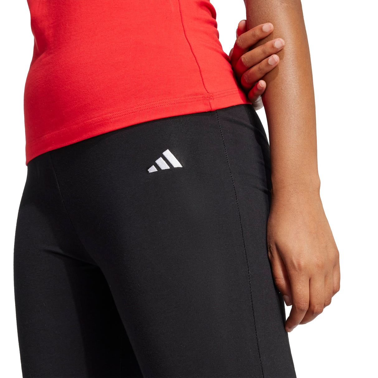 Essentials Small Logo Flared Leggings