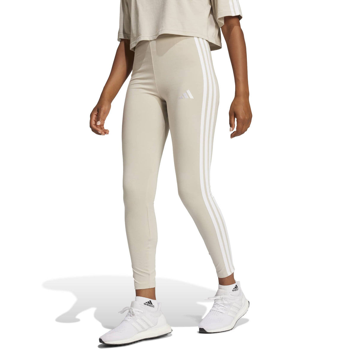 Essentials 3-Stripes Cotton Leggings