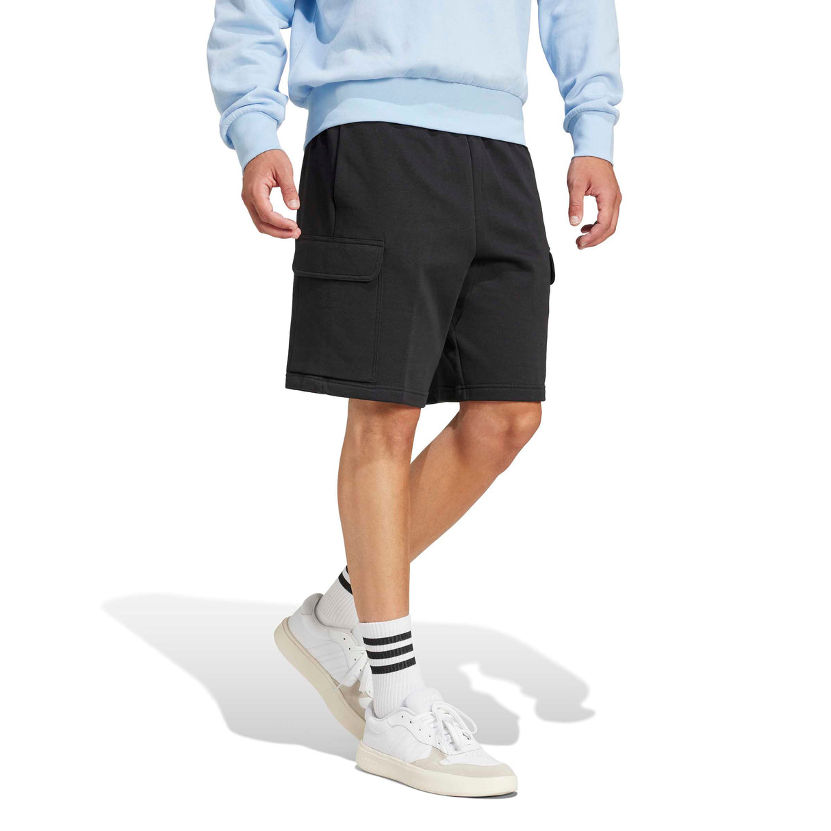 Essentials Feel Cozy Fleece Cargo Shorts