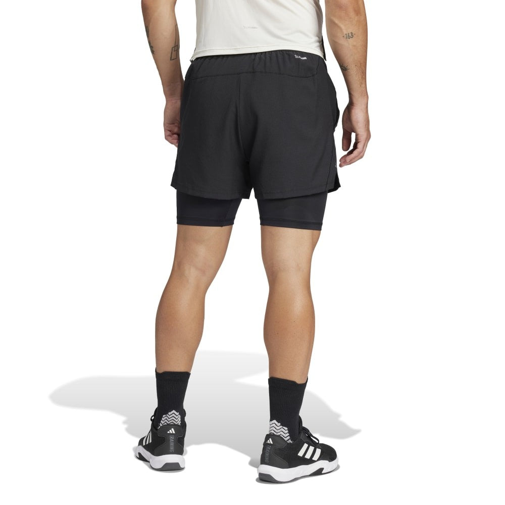 شورت رياضي 2 في 1 من GYM+