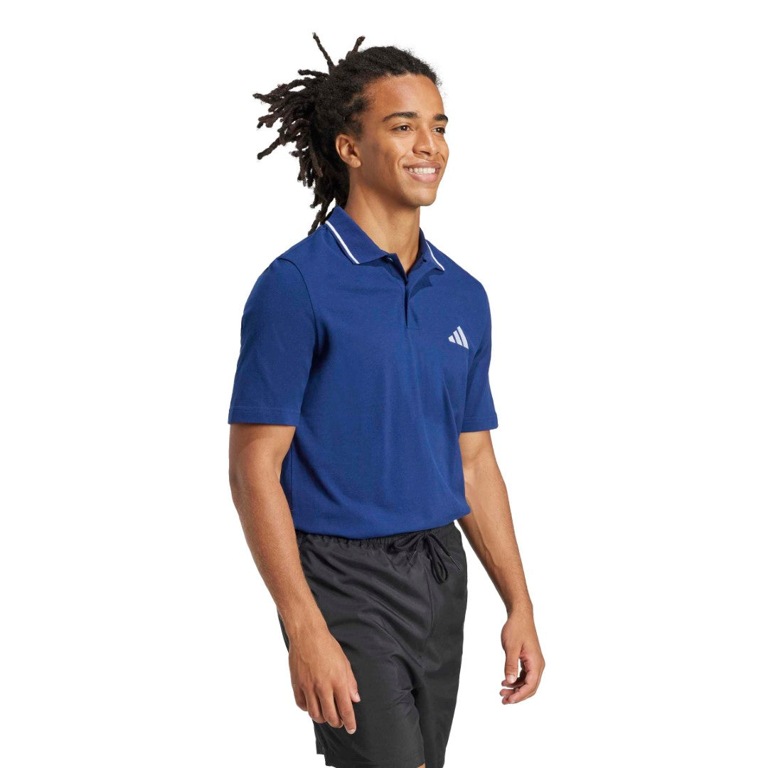Essentials Small Logo Piqué Polo T-shirt