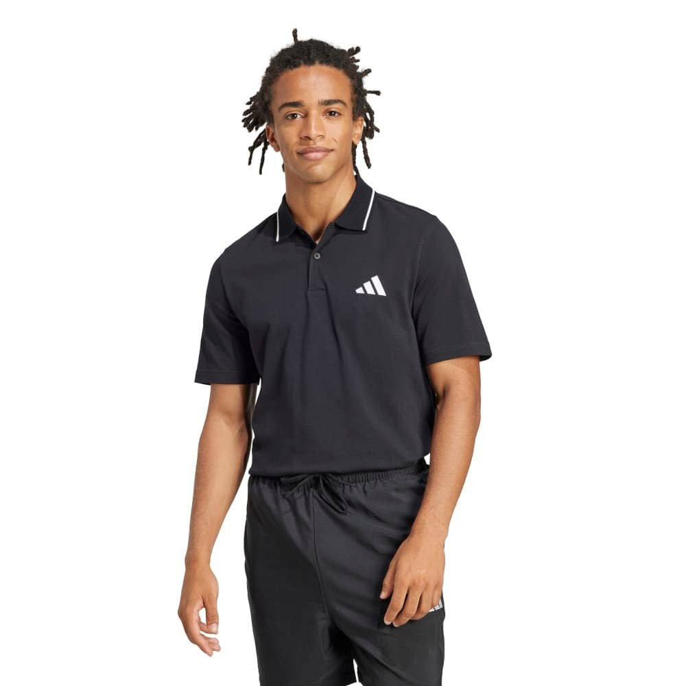 Essentials Small Logo Piqué Polo Shirt