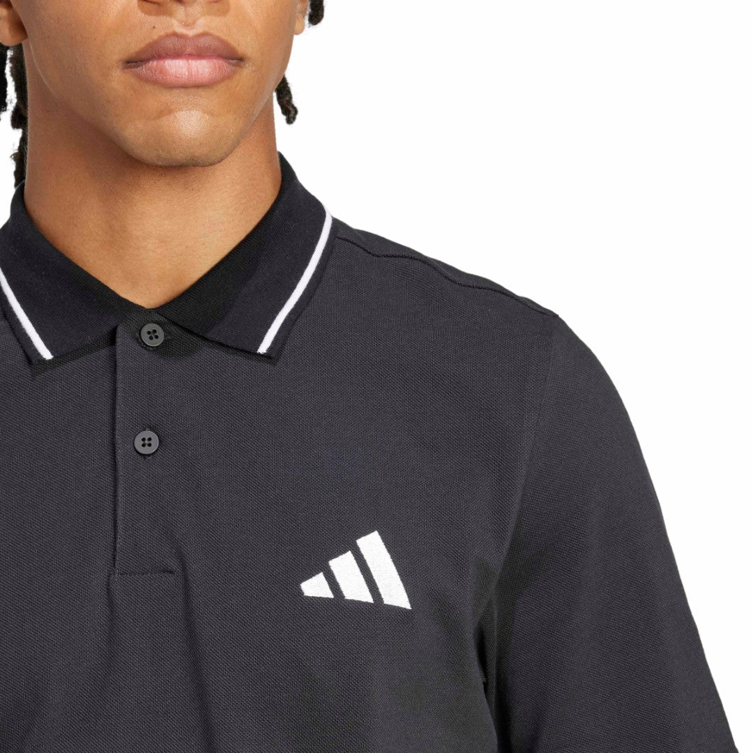 Essentials Small Logo Piqué Polo T-shirt