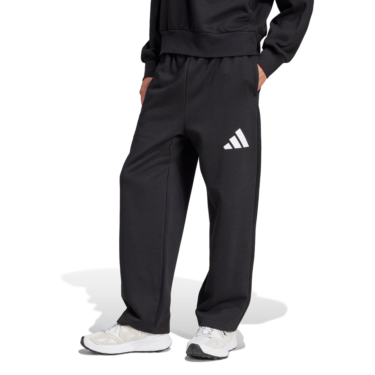 Essentials Wide-Leg 3 Bar Logo Pants