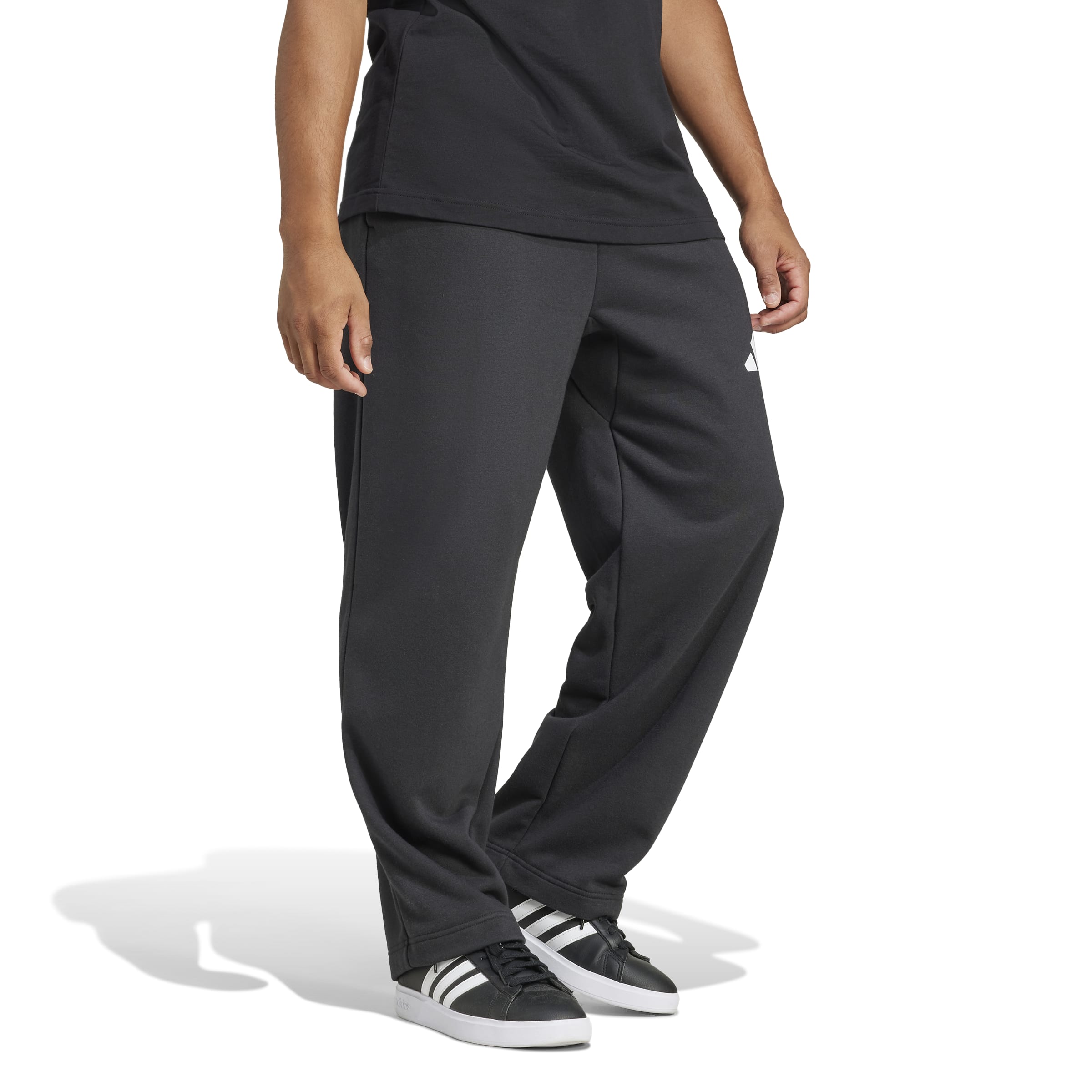 Essentials Wide Leg 3 Bar Logo Joggers – Alriqa Sport