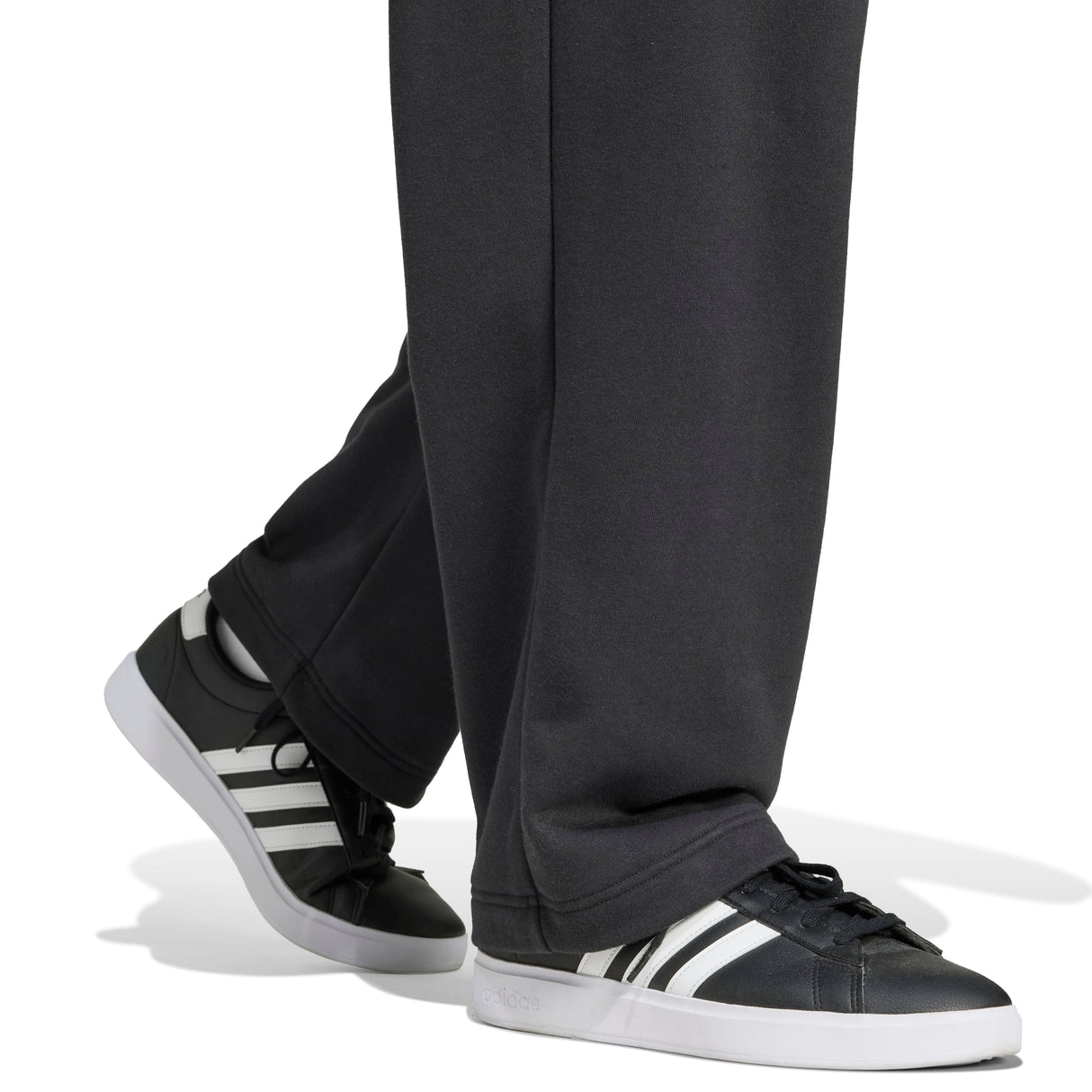 Essentials Wide Leg 3 Bar Logo Joggers