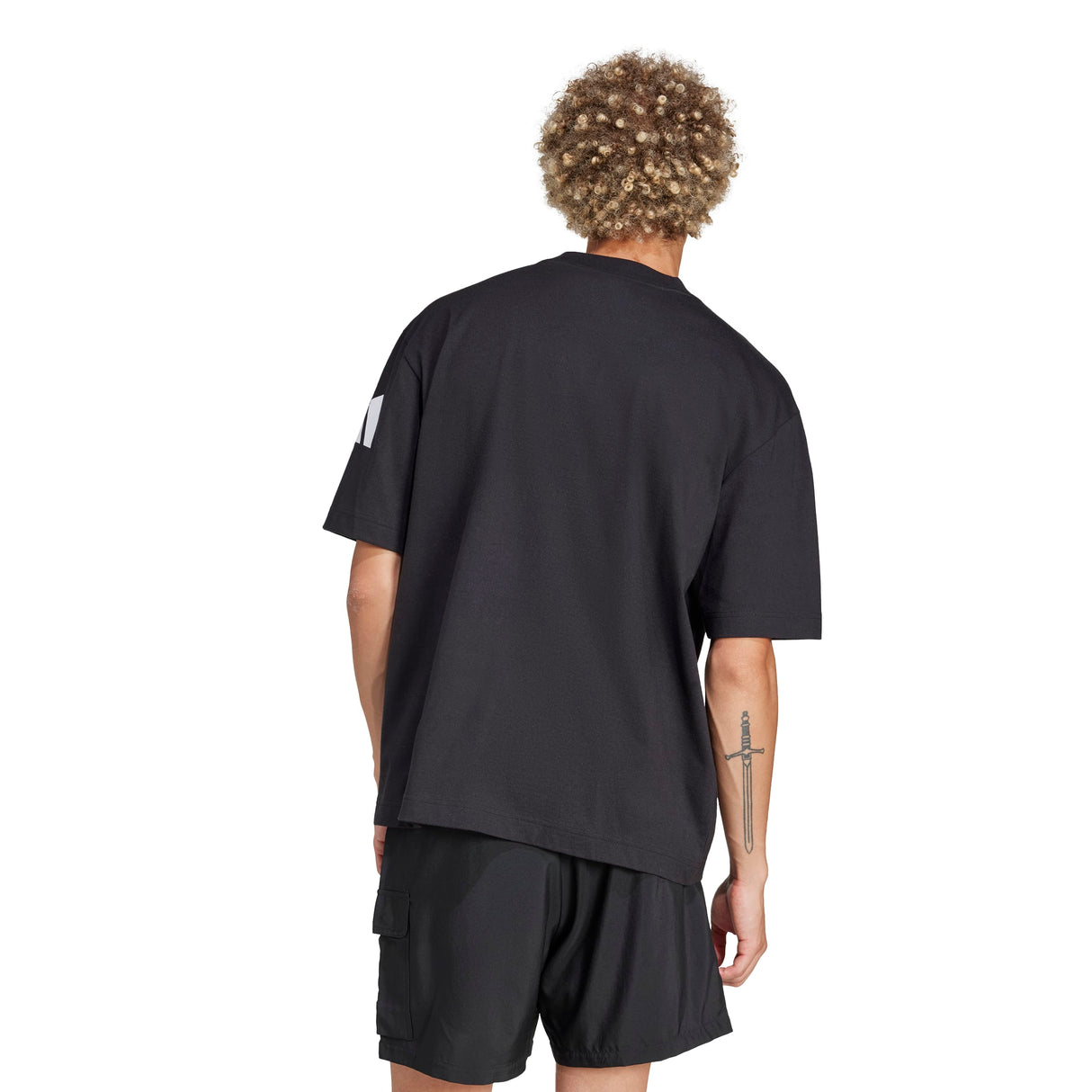 Essentials Loose Fit 3 Bar Logo T-Shirt