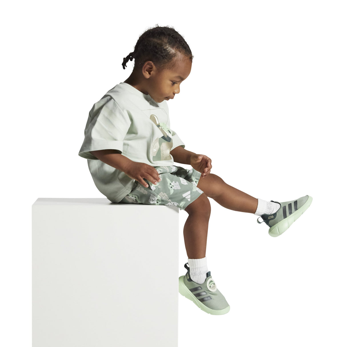 ADIDAS STAR WARS THE MANDALORIAN MONOFIT TRAINER SHOES INFANTS