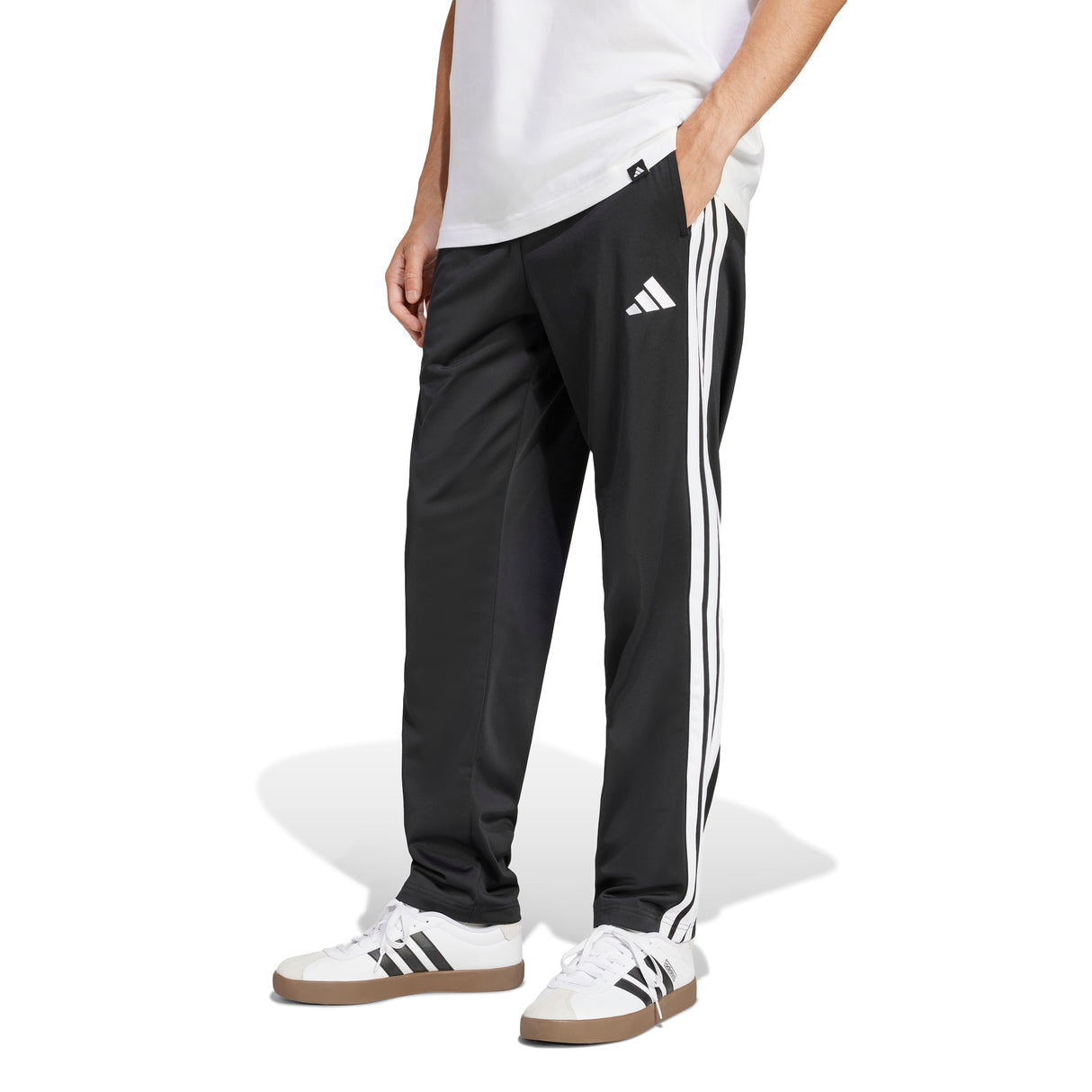 3-Stripes Tricot Regular-Fit Open Hem Track Tracksuit Bottoms