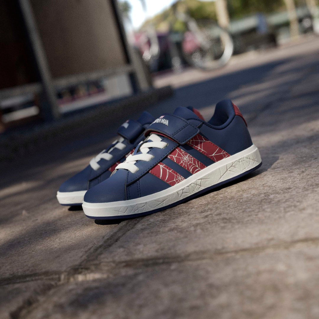 Adidas Marvel Spider-Man Grand Court Shoes