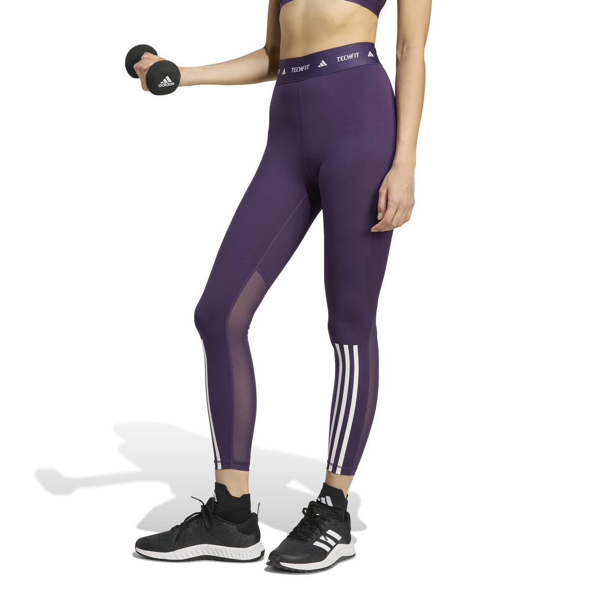 TECHFIT 3-Stripes 7/8 Leggings