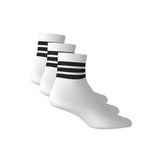 3-Stripes Cushioned Sportswear Mid-Cut Socks in a Pack of 3