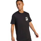 CAMO WOVEN POCKET PRINTED T-SHIRT