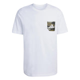 CAMO WOVEN POCKET PRINTED T-SHIRT