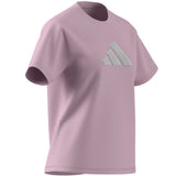TEXTURED GINGHAM BIG LOGO GRAPHIC T-SHIRT
