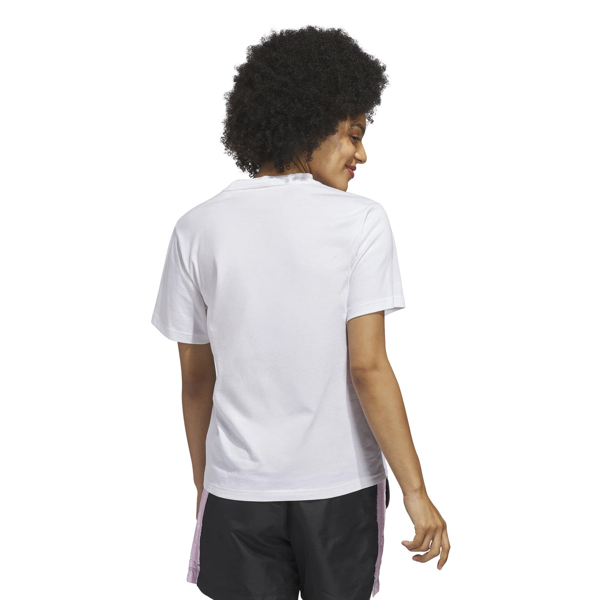 TEXTURED GINGHAM BIG LOGO GRAPHIC T-SHIRT