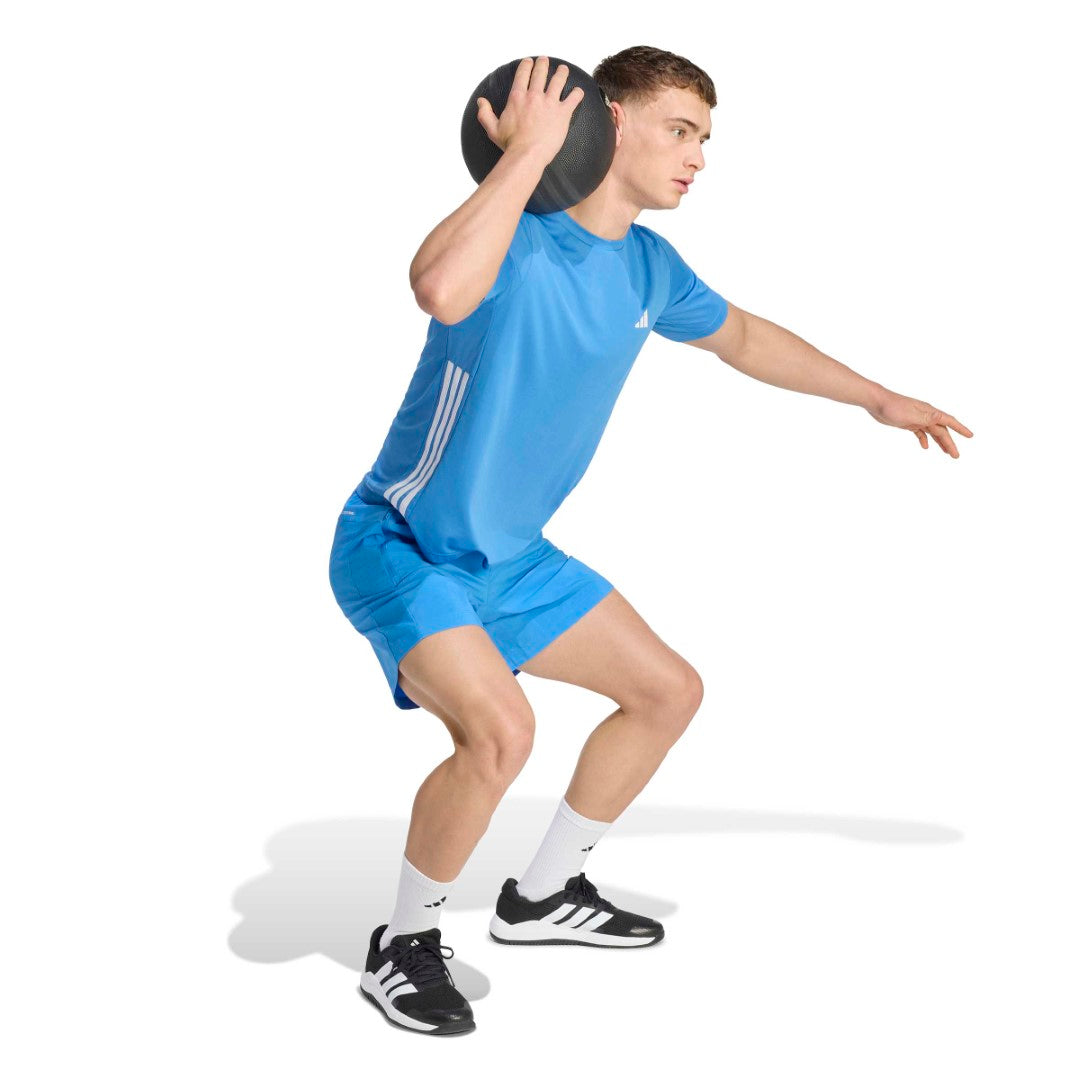 Workout Essentials Base 3-Stripes T-Shirt