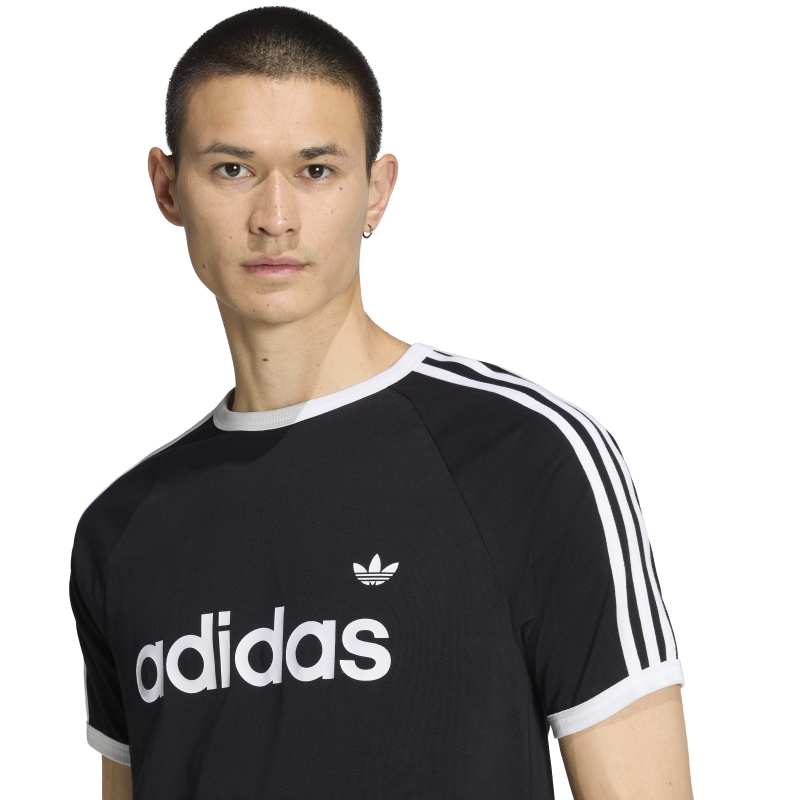 3-Stripes Slim Ringer T-Shirt