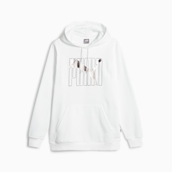 ESS LOGO LAB Holiday Hoodie FL PUMA Whi