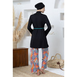 Sermey Lycra Long Sleeve Hijab Set – Black