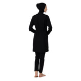 Lidy Parachute Lycra Long Sleeve Hijab Swimsuit – Black
