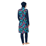 Gilla Gilet Long Sleeve Hijab Swimsuit – Dark Navy Blue