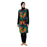 Forlant Gilet Long Sleeve Hijab Swimsuit – Black
