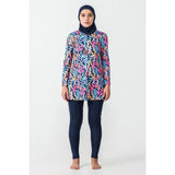 Grandson Lycra Long Sleeve Hijab Swimsuit – Dark Navy Blue