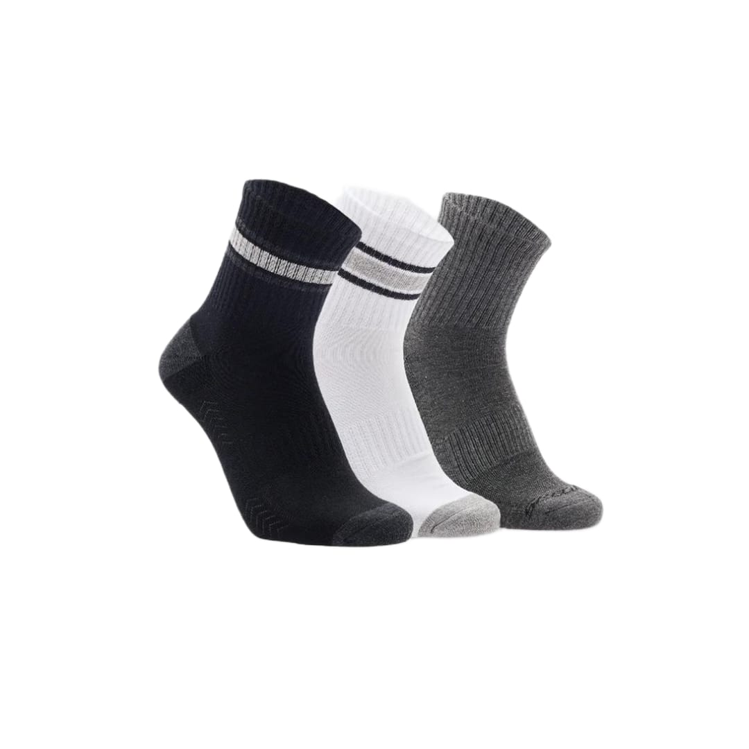 3Pk Mens 1/2 Terry Hi Qtr