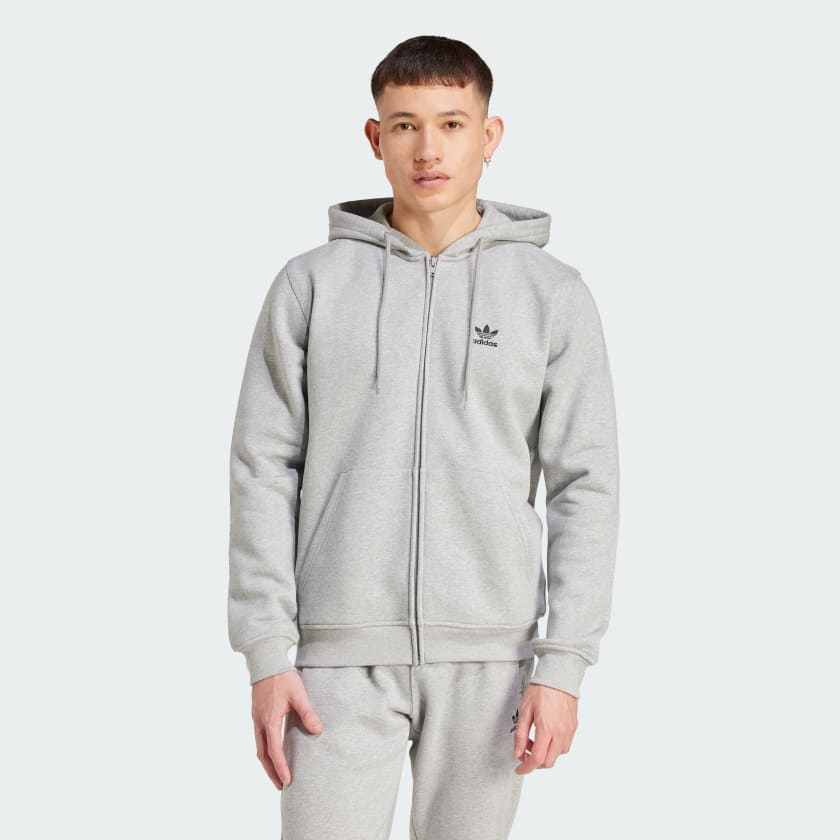 Trefoil Essentials Full-Zip Hoodie