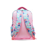 Backpack 16" 3Zips 3D Design Girl + Key Ring