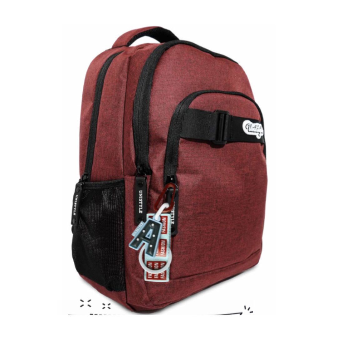 Backpack 17'' (Unisex Colors) 3Zips + Key Ring