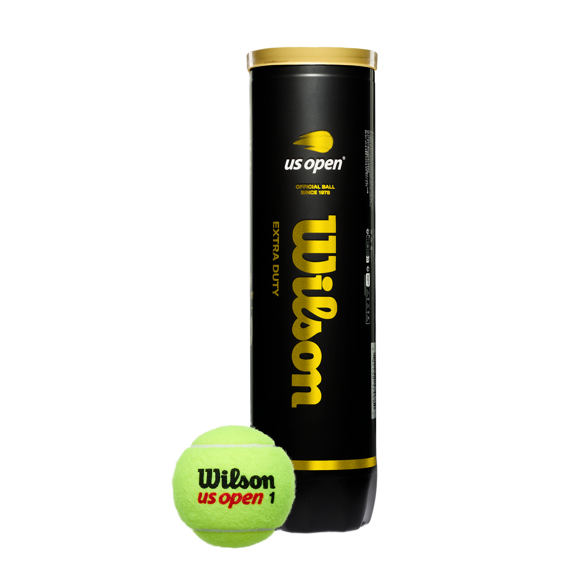 Us Open Extra Duty Tennis 4 Ball Can