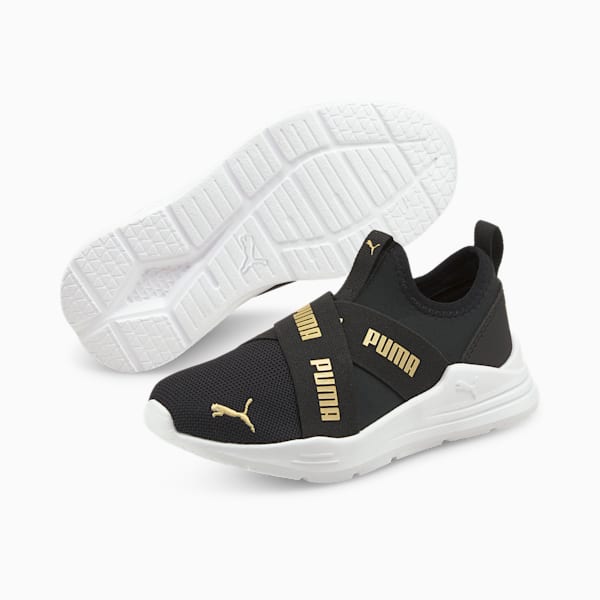 Puma Wired Run Slip On Flash PS Puma Bla