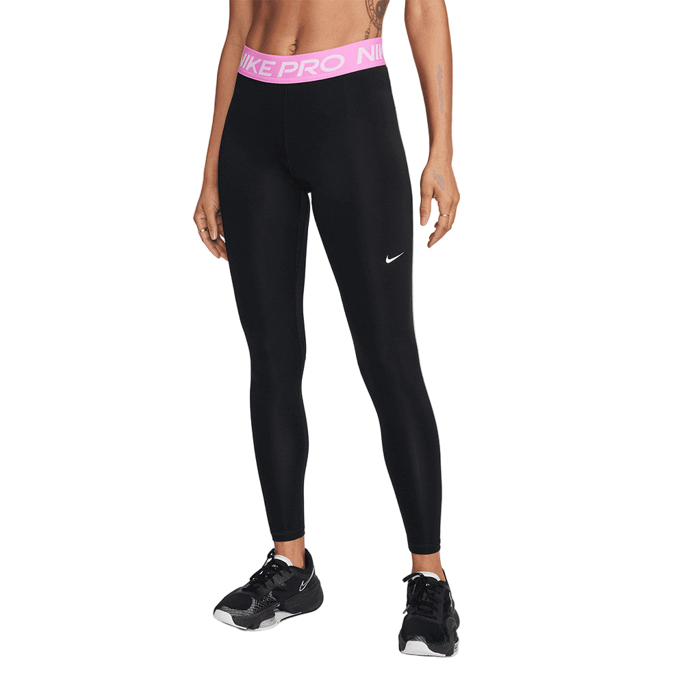 Pro Mid-Rise Mesh-Paneled Leggings