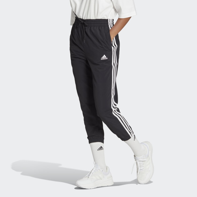 Essentials 3-Stripes Woven 7/8 Tracksuit Bottoms