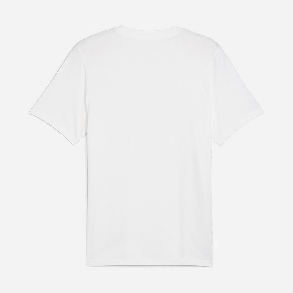 تي شيرت PUMA POWER جرافيكي PUMA أبيض ليموني S