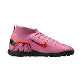 Jr. Mercurial Superfly 10 Club Turf High-Top Football Shoes