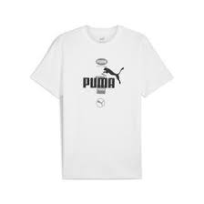 تي شيرت PUMA POWER جرافيكي PUMA أبيض
