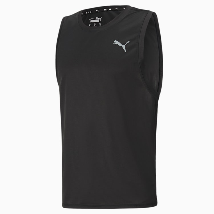 Run Favorite Singlet M Black