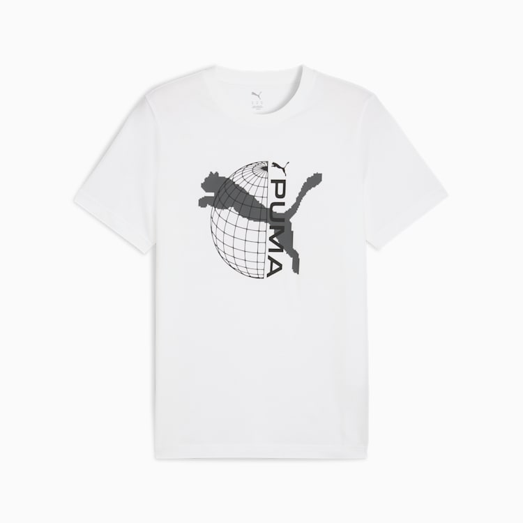 Pumatech Graphic Tee,Puma White