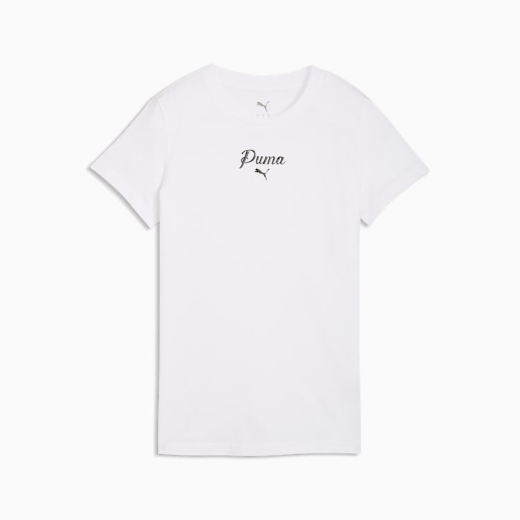 Ess Script Tee,Puma White